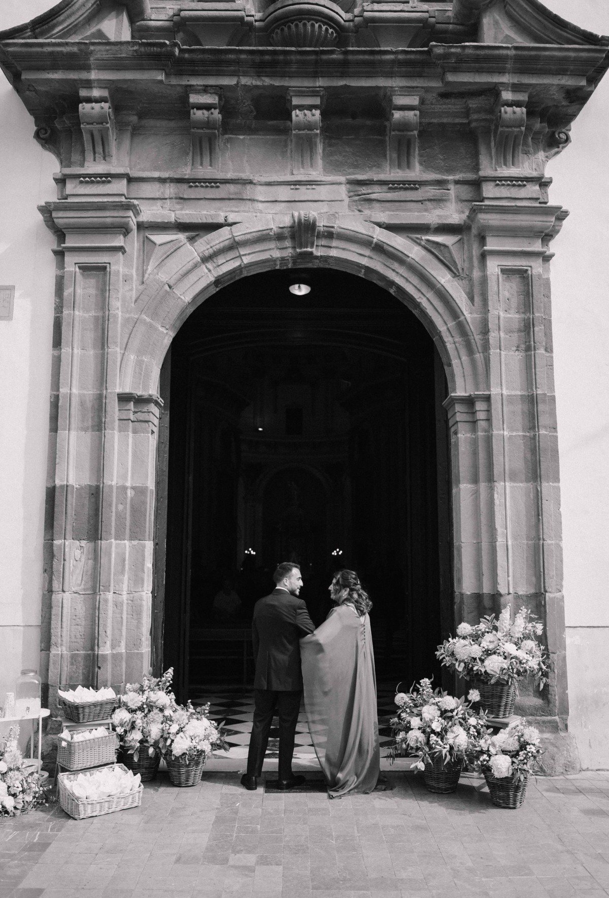 Momento de la boda de Fran y María en Cortijo Antigua Venta San Antonio, Málaga — fotografía natural y sin posar