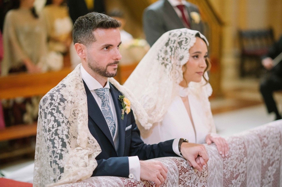 Detalle del reportaje de boda de Manu y María en Jardines de San Telmo, Málaga