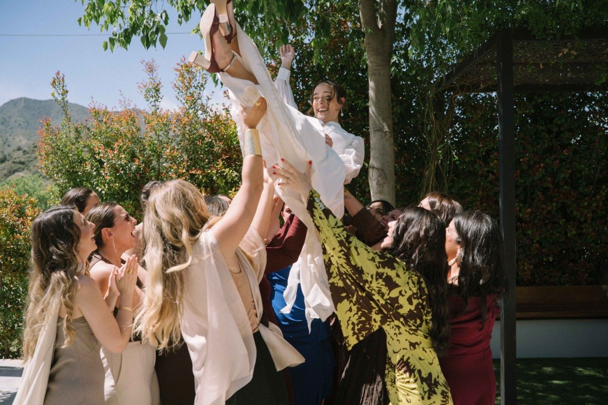 Detalle del reportaje de boda de Manu y María en Jardines de San Telmo, Málaga