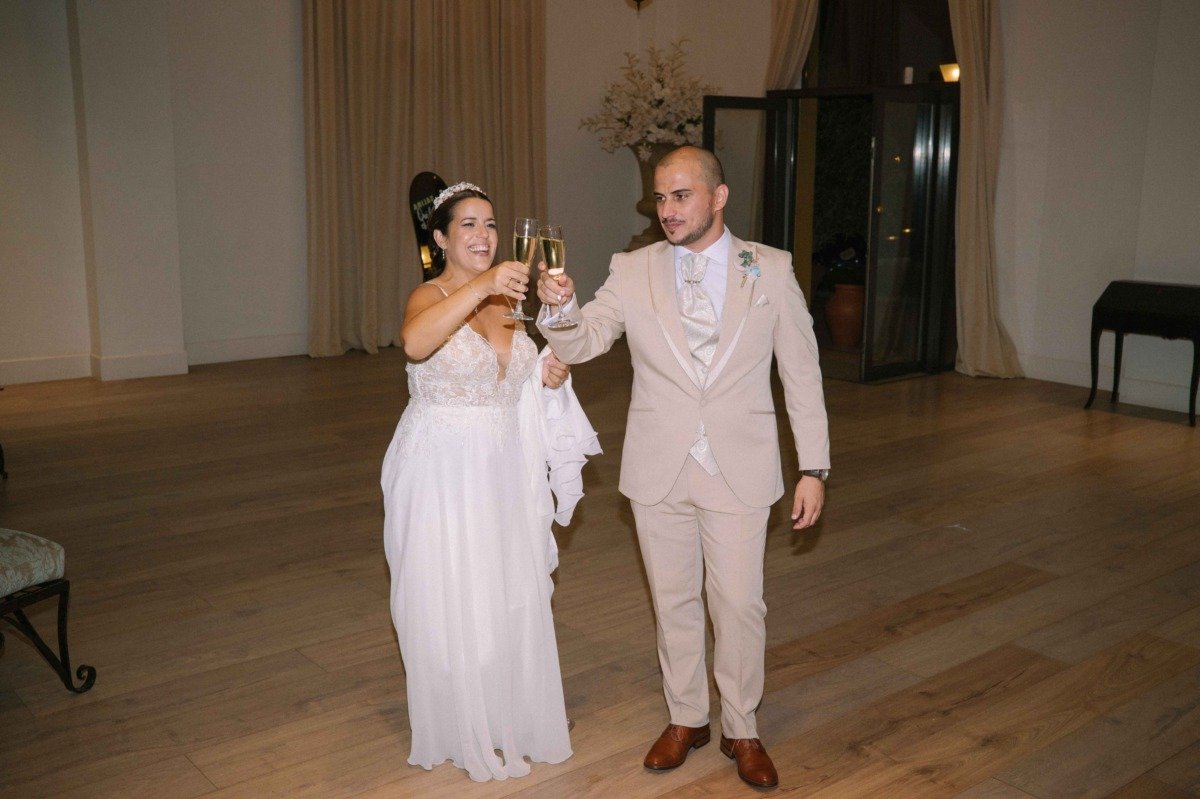Brindis de la boda de Samuel y Lidia